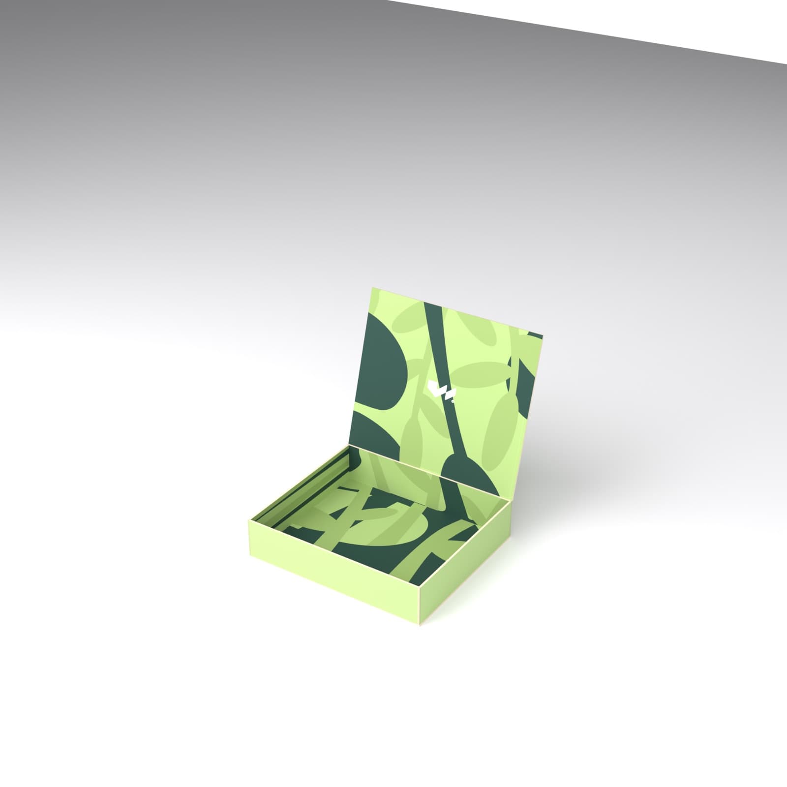 Mosticare Volto Pop packaging, open box revealing the printed interior