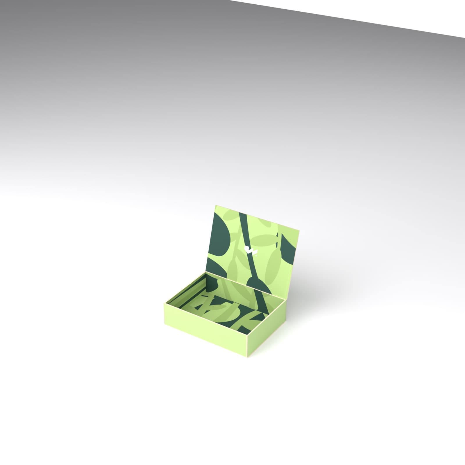 Mosticare Bambino Carello packaging, open box revealing the printed interior